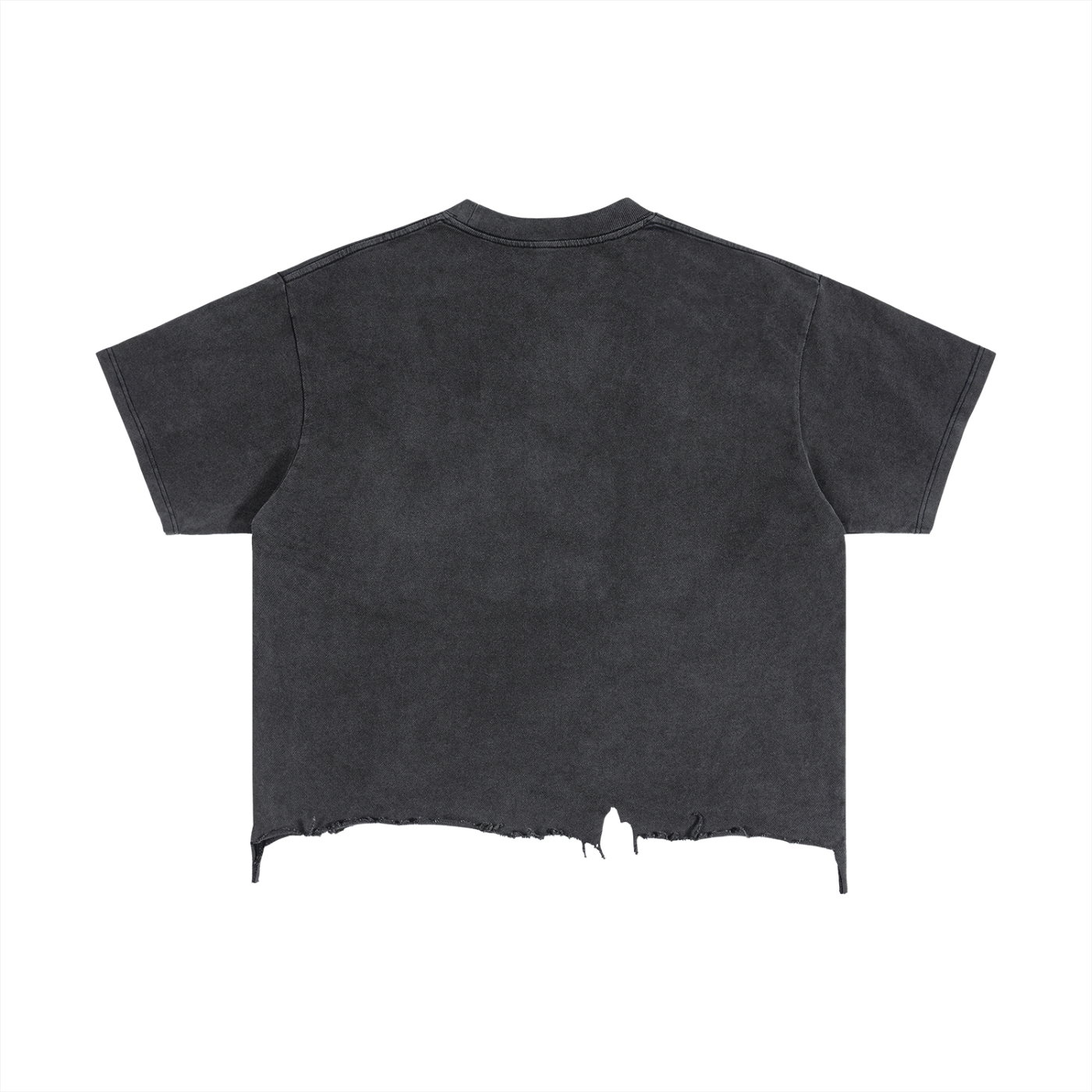 VintageBoxy Distressed Tee - VintageBlack