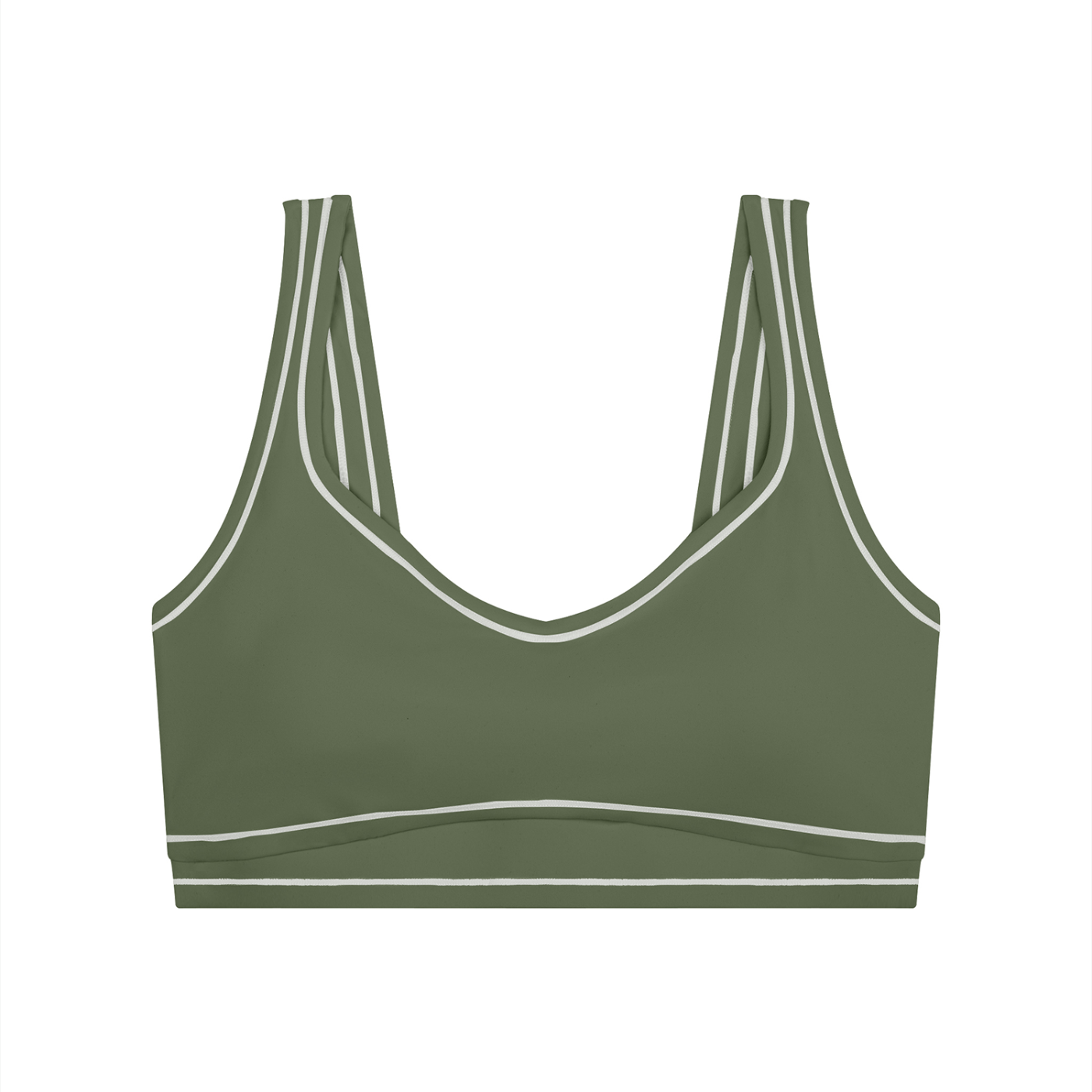 WMN’$ Topstitching Yoga Sports Bra