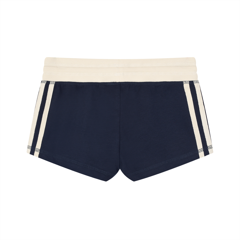 Women’s Retro Stripe Shorts - Navy Blue