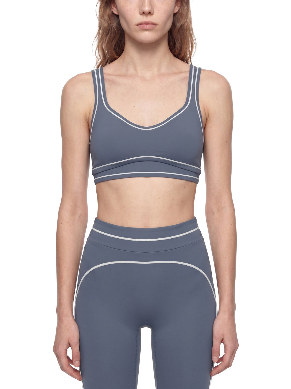 WMN’$ Topstitching Yoga Sports Bra