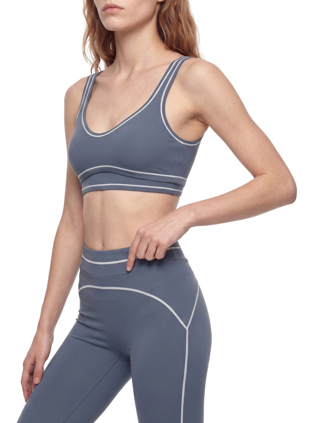 WMN’$ Topstitching Yoga Sports Bra