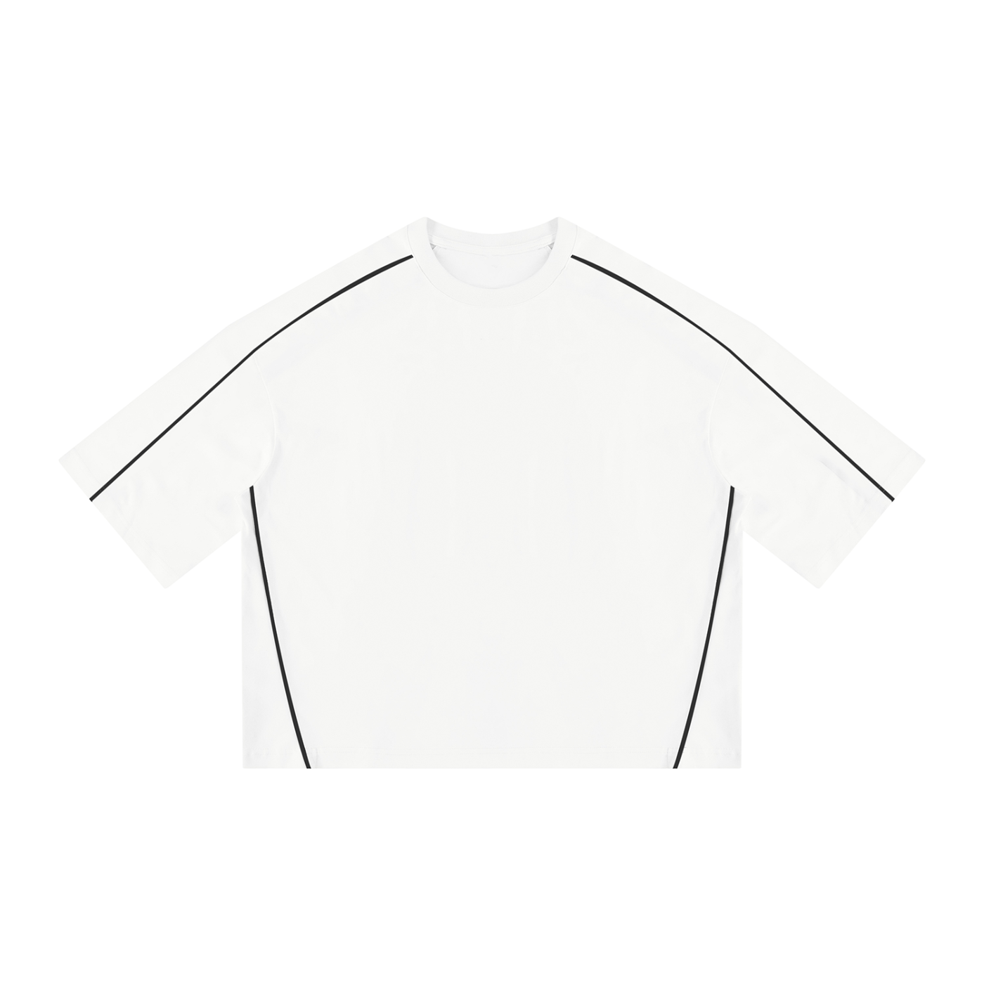 Heavyweight Boxy Piping T$hirt