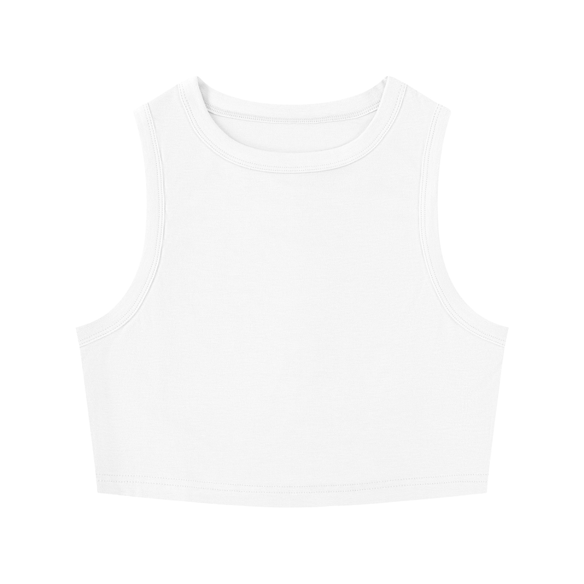 WMN’$ Crewneck Crop Tank Top