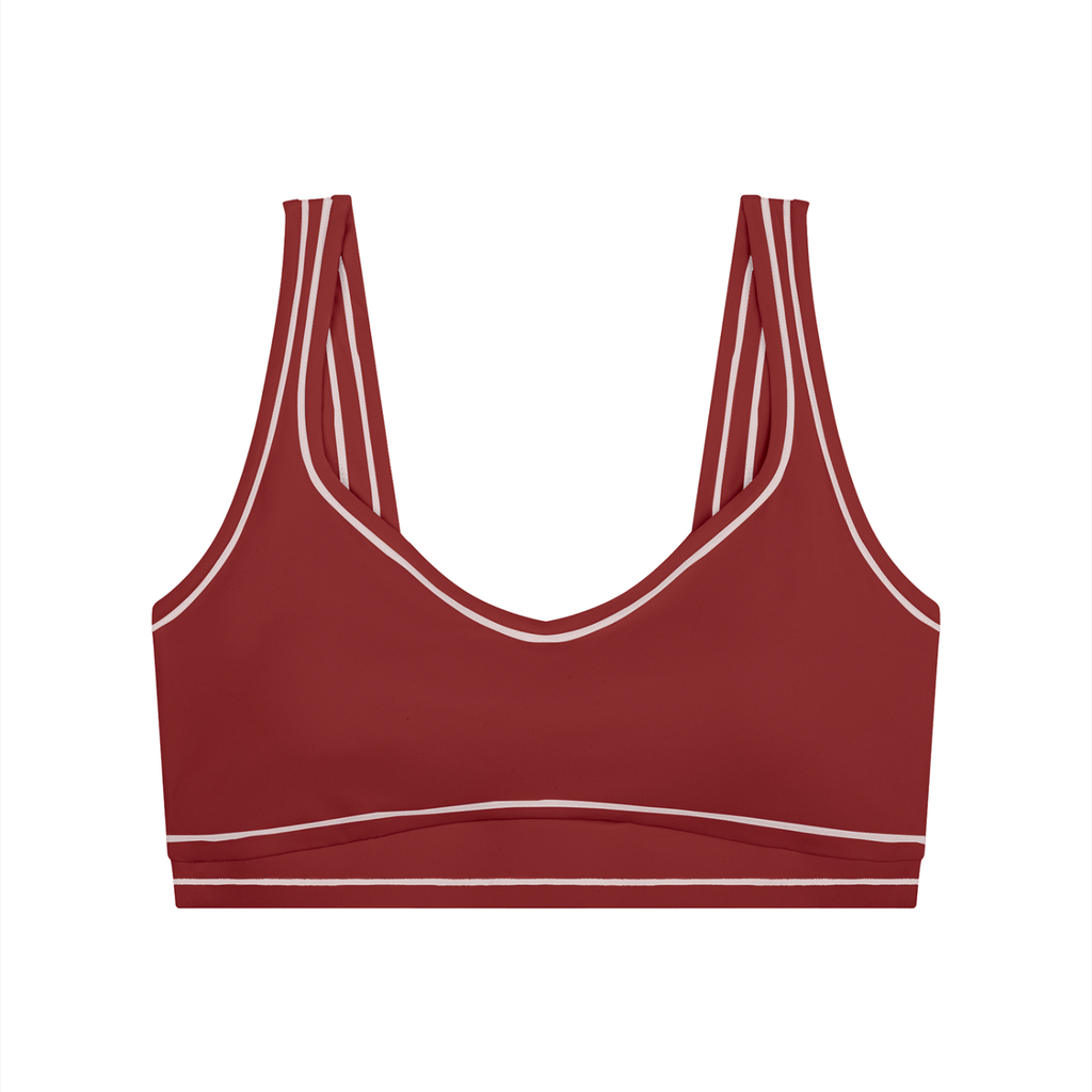 WMN’$ Topstitching Yoga Sports Bra