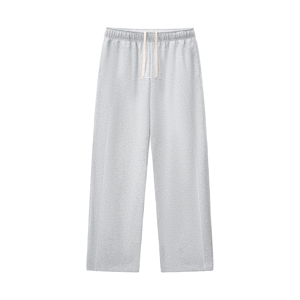 Contrast-$titched Fleece Sweatpants