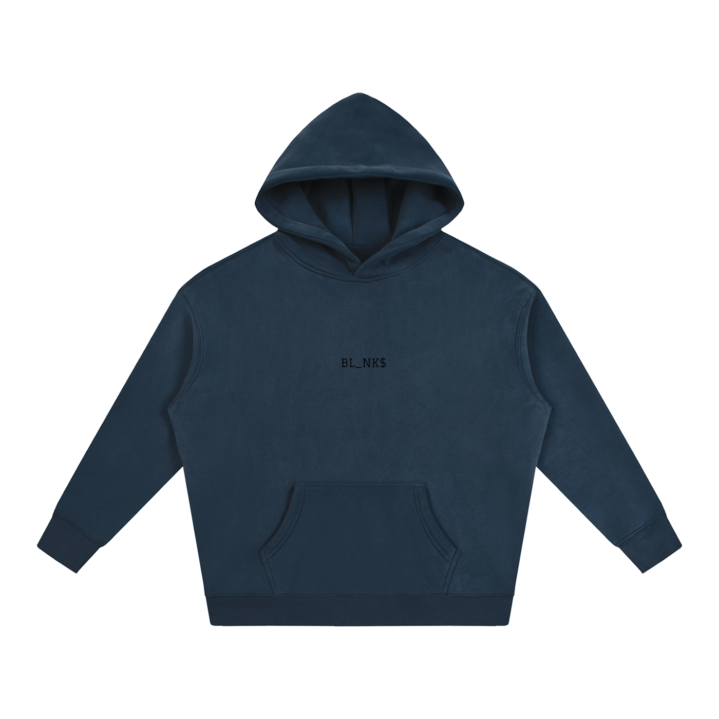 Over$ize Fleeced Hoodie - BL_NK$ Logo