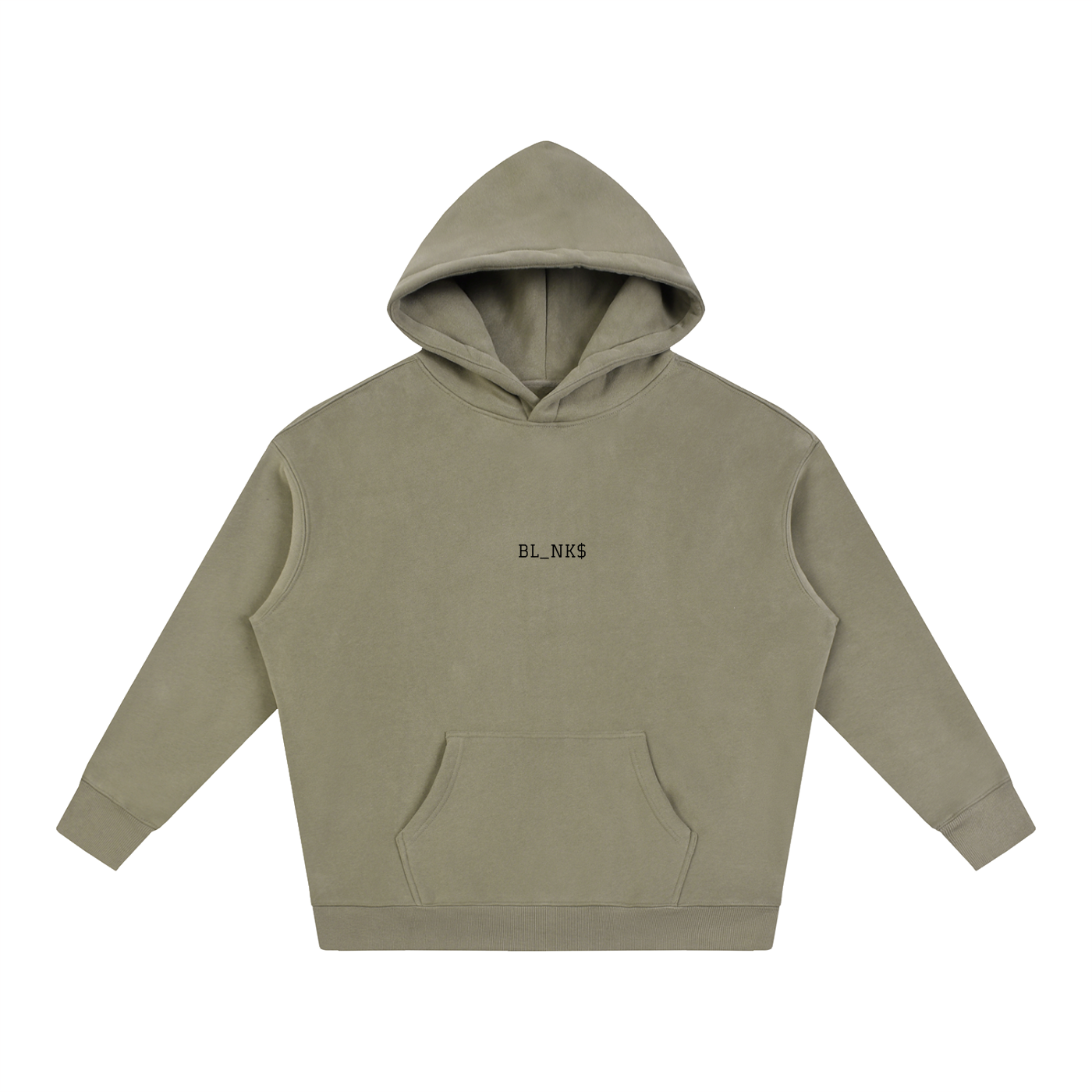Over$ize Fleeced Hoodie - BL_NK$ Logo