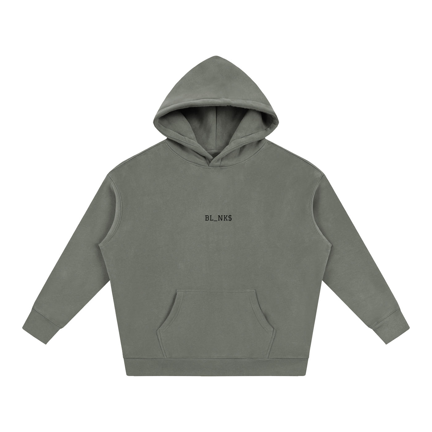 Over$ize Fleeced Hoodie - BL_NK$ Logo