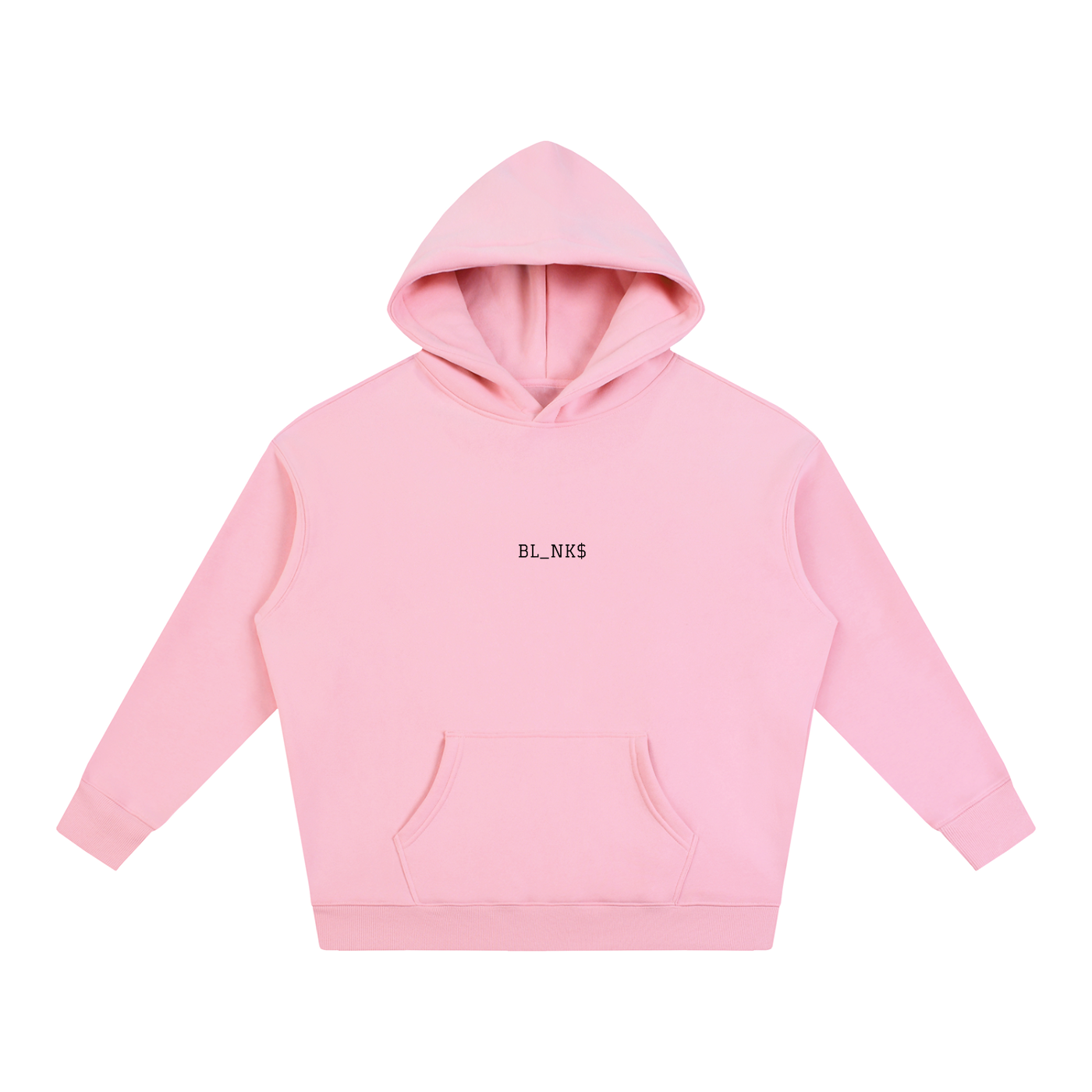 Over$ize Fleeced Hoodie - BL_NK$ Logo