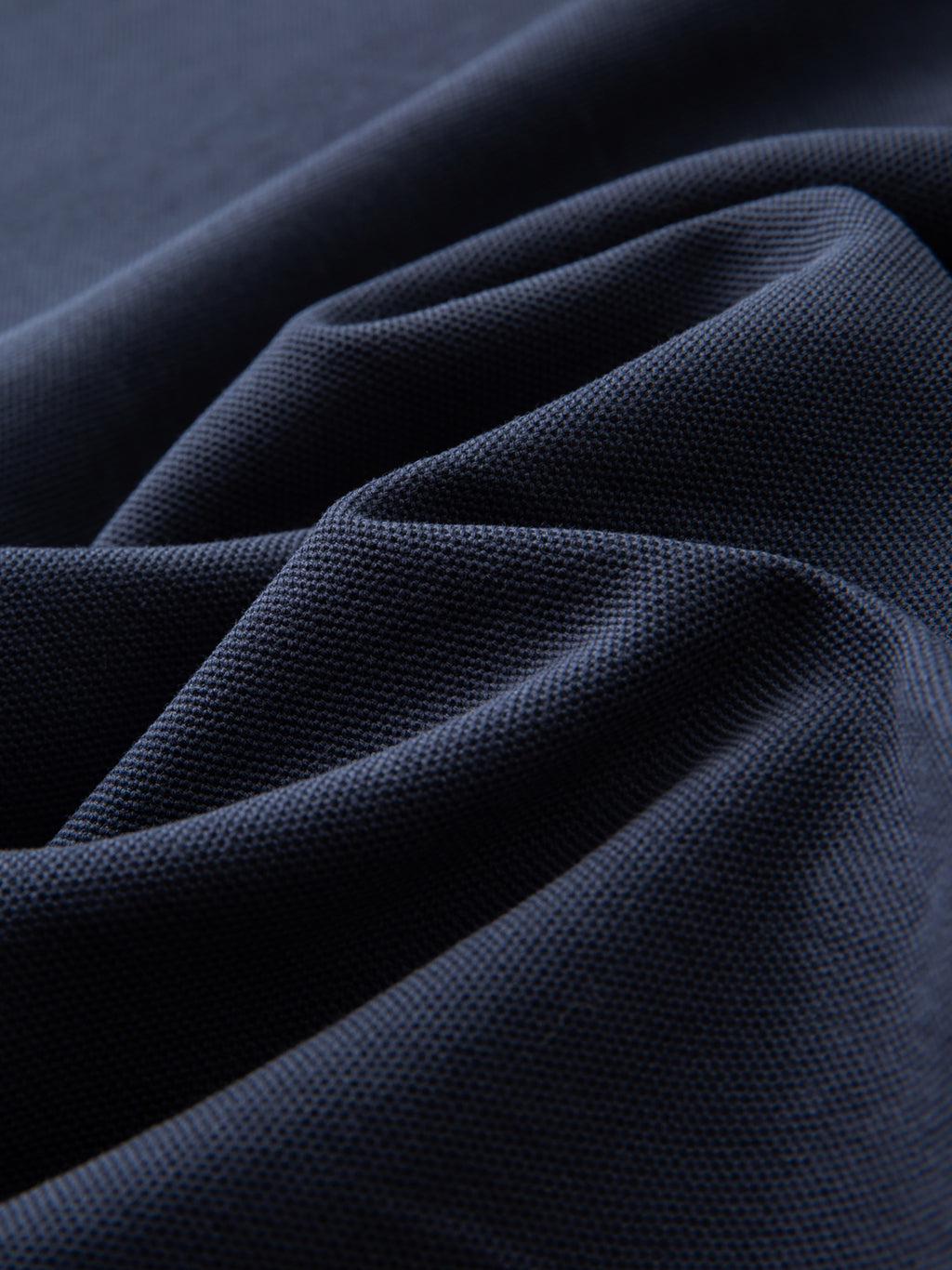 Contrast Collar Polo - Navy&White