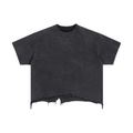 VintageBoxy Distressed Tee - VintageBlack