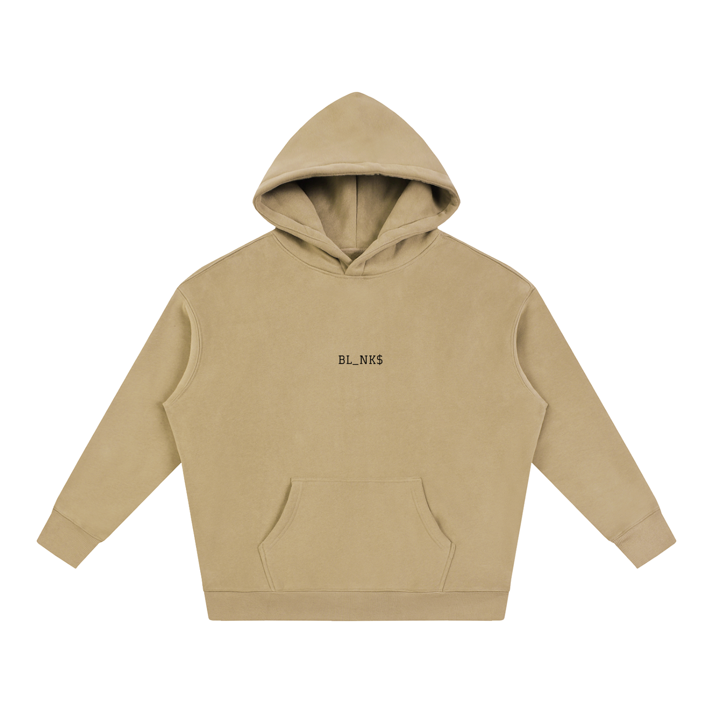 Over$ize Fleeced Hoodie - BL_NK$ Logo