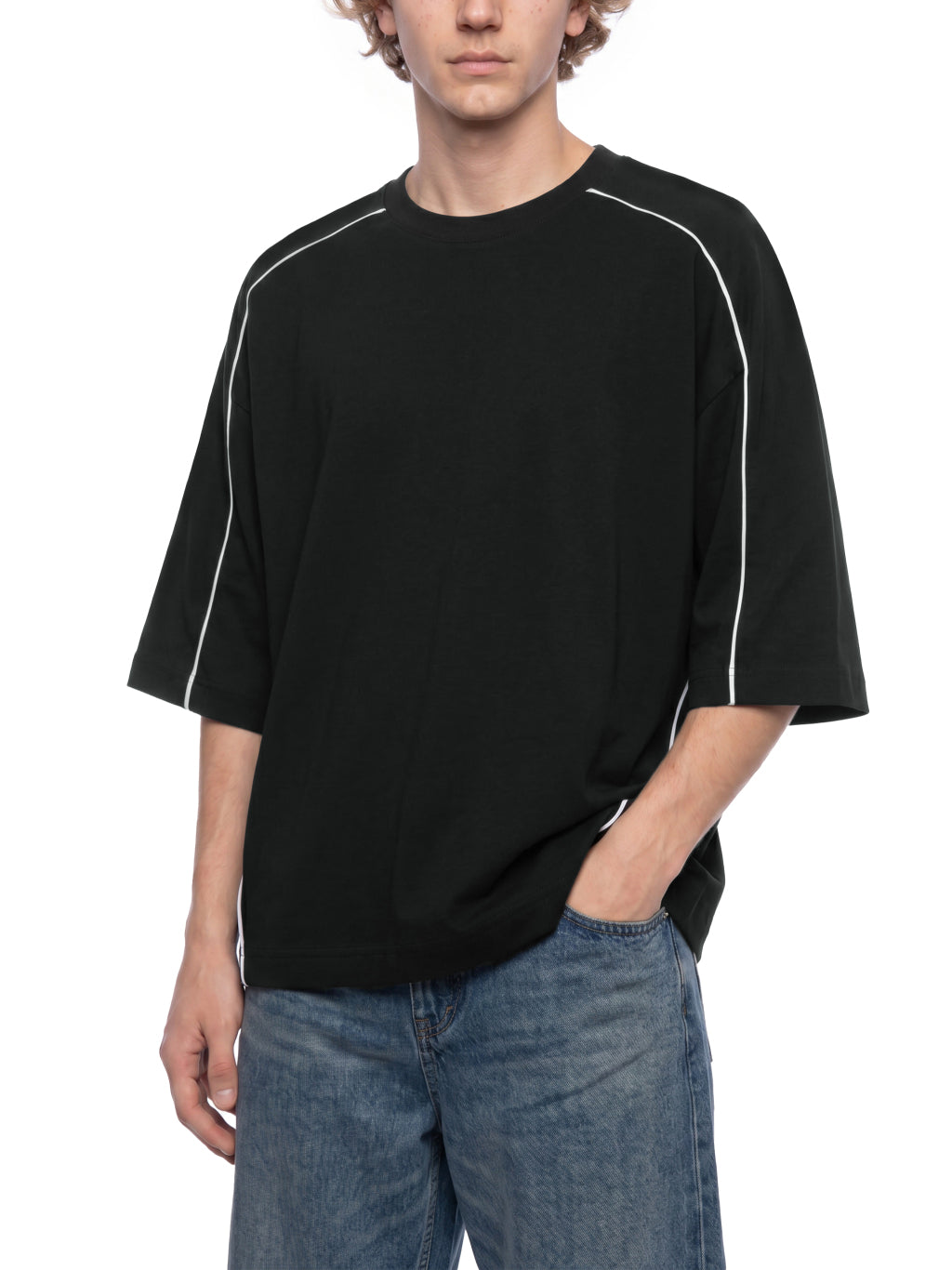 Heavyweight Boxy Piping T$hirt
